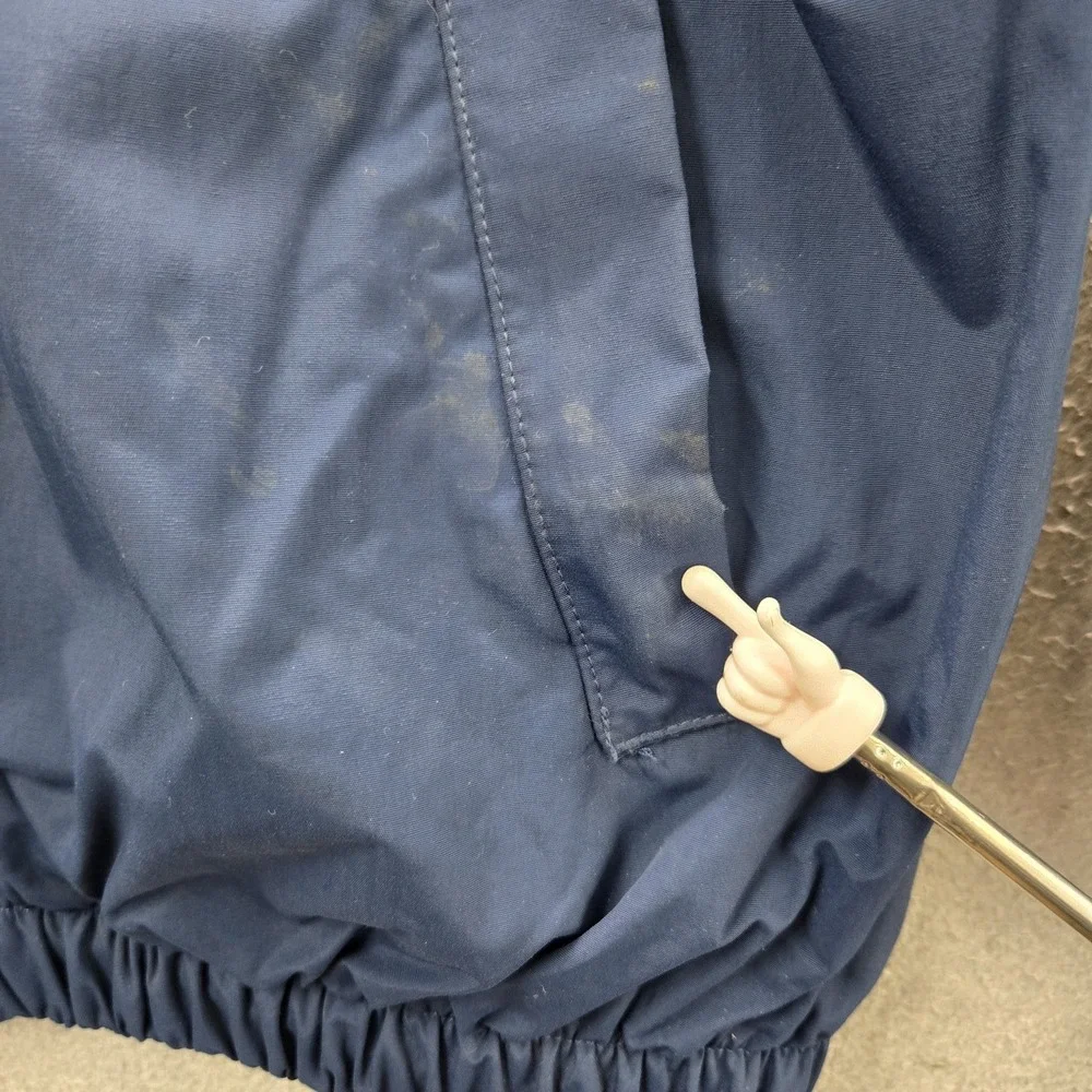 US Air Force Men Jacket M Navy Nylon Colorblock PTU Reflective READ